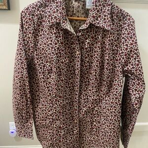 Women’s Floral Button-Up Shirt